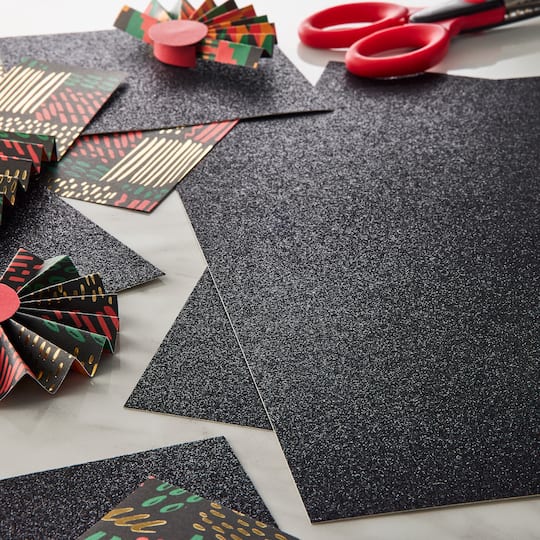 michaels cardstock glitter